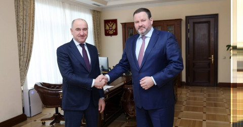 Состоялась рабочая встреча Глава Карачаево-Черкесии Рашида Темрезова с Министром труда и социальной защиты России Антоном Котяковым