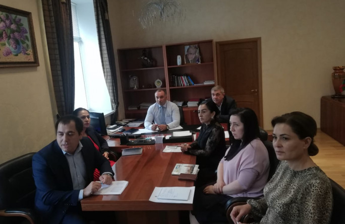 Видеосовещание с руководителями управлений труда